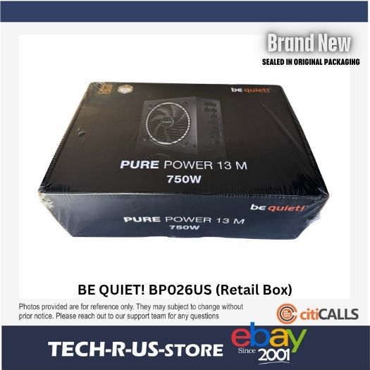 be quiet! BP026US Power Supply - Pure Power 13 M 750W Black - Retail