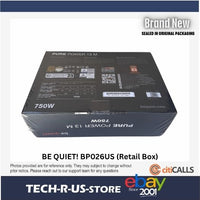 be quiet! BP026US Power Supply - Pure Power 13 M 750W Black - Retail