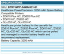 Zebra BTRY-MPP-34MAHC1-01 Healthcare Spare Smart Battery 3250 mAH - For Mobile