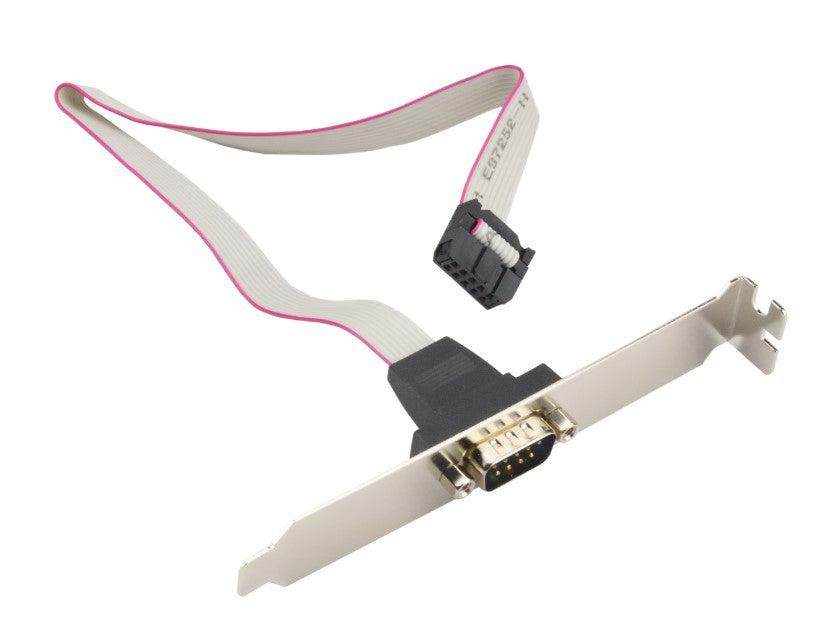 Supermicro CBL-0010L 9-pin Serial Port Cable w Low-Profile Bracket - DB-9 Male