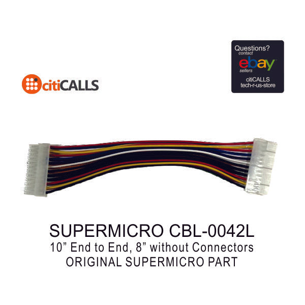 Supermicro CBL-0042L Power Connector Extension Cable 24-pin Pb-free Cable