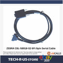 Zebra CBL-58918-02 Serial Data Transfer Cable - 9 Pin RS-232 - 6 ft