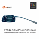 Zebra CBL-MC93-USBCHG-01 Snap-on USB Charging Cable requires Power Adapter