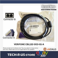 VeriFone CBL132-003-01-A 1M 2xRJ45 Female  Proprietary Connector Loading Cable