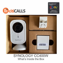 Synology CC400W (US) 4MP AI Surveillance Wi-Fi Camera IP65 Retail