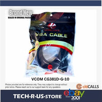 VCOM CG381D-G-10 - VGA cable - HD-15 (VGA) (M) to HD-15 (VGA) (M) - 10 ft