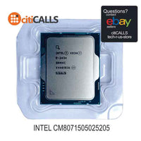 Intel CM8071505025205 CPU Xeon E-2434 3.4GHz 12M Cache LGA1700 Tray