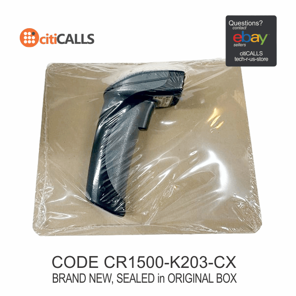Code CR1500-K203-CX Code Reader Only, Cabled, Dark Gray, Handled, USB and RS232