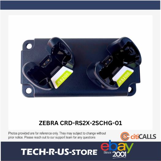 Zebra CRD-RS2X-2SCHG-01 RS2100 2-SLOT SCANNER CHARGER - Black