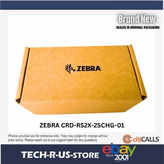 Zebra CRD-RS2X-2SCHG-01 RS2100 2-SLOT SCANNER CHARGER - Black