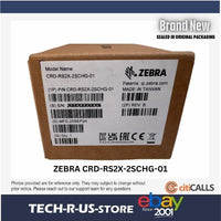 Zebra CRD-RS2X-2SCHG-01 RS2100 2-SLOT SCANNER CHARGER - Black