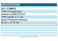 Gigabyte CTM012 Accessory  - TPM 2.0 module SPI Brown Box