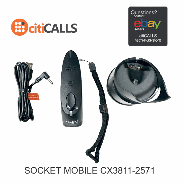 Socket Mobile CX3811-2571 SocketScan S740 v21, Universal Barcode Scanner - Black