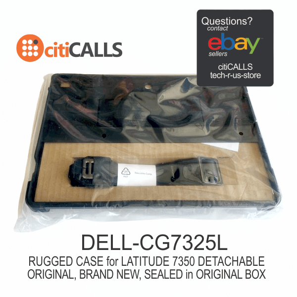 Dell DELL-CG7325L EcoLoop Rugged Carrying Case for 13.3" 7350 w Shld Strap Black