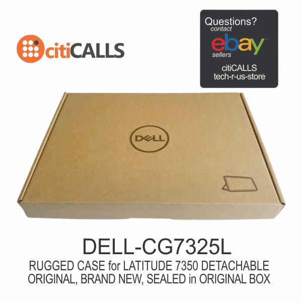 Dell DELL-CG7325L EcoLoop Rugged Carrying Case for 13.3" 7350 w Shld Strap Black