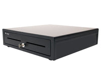 APG DL320-1-BL410-B2 Cash Drawer Minota 16X16 (410MM) Black, 5X5 Us, CD-101A