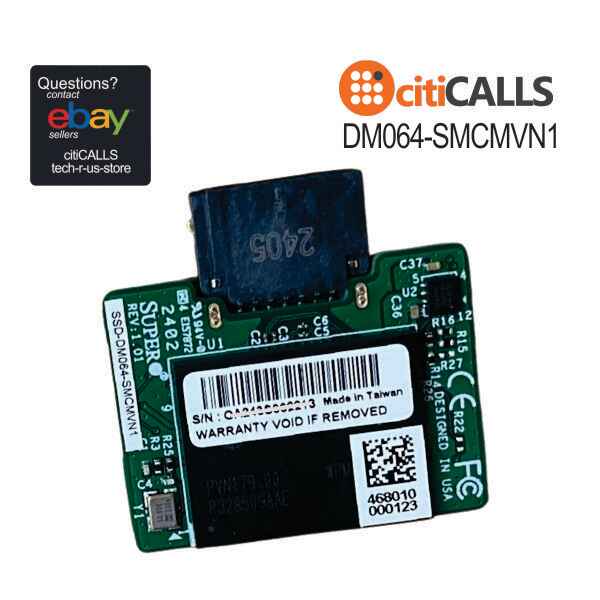 Supermicro SSD-DM064-SMCMVN1 64 GB Solid State Drive - Disk-on-a-module (DOM)