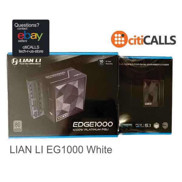 Lian-Li EG1000 Black Power Supply 1000W 80+ Platinum Full Modular ATX Black