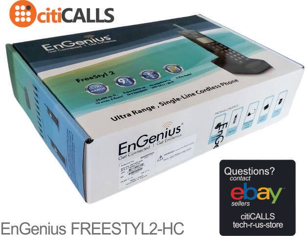 Engenius FreeStyl2-HC FreeStyl2 Speakerphone Handset Cordlessand Charger