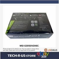 MSI G3050V2X6C Video Card - GeForce RTX 3050 VENTUS 2X 6G OC 6G GDDR6 PCI-E4.0x8