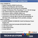 ANTEC GSK850 V2 850W 80+ Gold Full Modular ATX 3.1 PCIe 5.1 Power Supply Unit