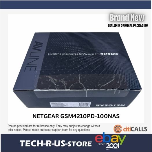 Netgear GSM4210PD-100NAS AV Line M4250 GSM4210PD Ethernet Switch