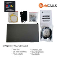 Grandstream GS-GWN7003 9x Gigabit 2x 2.5Giga Port VPN FIrewall VoiP QoS Router