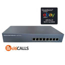 Grandstream GS-GWN7701PA 8 Gigabit PoE+ Unmanaged Switch Built-In Power 120-240v