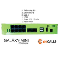 E-Metrotel HBGLXN-MINI Galaxy Mini Call Server 32 up to 64 Extensions