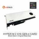 ASUS HYPER M.2 X16 GEN 4 CARD Accessory AMD 3rd Ryzen sTRX40 AM4 Socket Retail