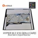 ASUS HYPER M.2 X16 GEN 4 CARD Accessory AMD 3rd Ryzen sTRX40 AM4 Socket Retail