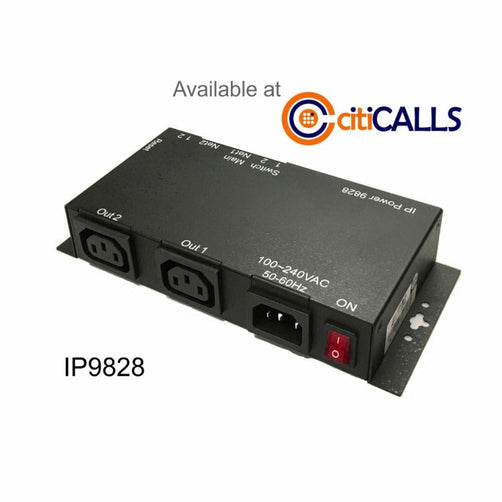 Aviosys IP 9828 2 Port Web Power Distribution Controller Switch Unit PDU w Auto-Ping