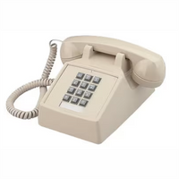 Cortelco 2500-MD-ASH 250044-VBA-20MD Ash Single Line Desk Telephone