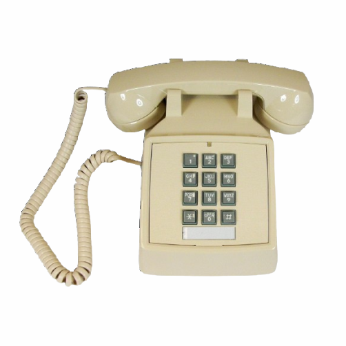 Cortelco 2500-V-AS 250044-VBA-20M Ash Traditional Desk Phone w/ Volume