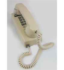 Cortelco 2554-27F 255444-VBA-27F Ash Wall Phone with Flash/Message Light