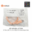 HPE JY728A Aruba Micro-USB 2.0 Console Adapter Cable - USB / serial cable
