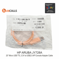 HPE JY728A Aruba Micro-USB 2.0 Console Adapter Cable - USB / serial cable