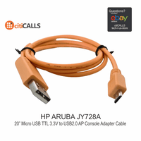 HPE JY728A Aruba Micro-USB 2.0 Console Adapter Cable - USB / serial cable