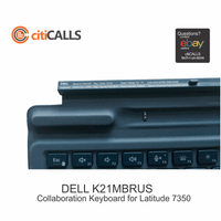 Dell K21MBRUS Collaboration Keyboard - Aluminium - Pogo Pin