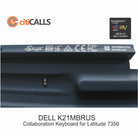 Dell K21MBRUS Collaboration Keyboard - Aluminium - Pogo Pin