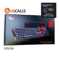 REDRAGON K552-BA Gaming Keyboard, Mouse and Mouse Pad Combo