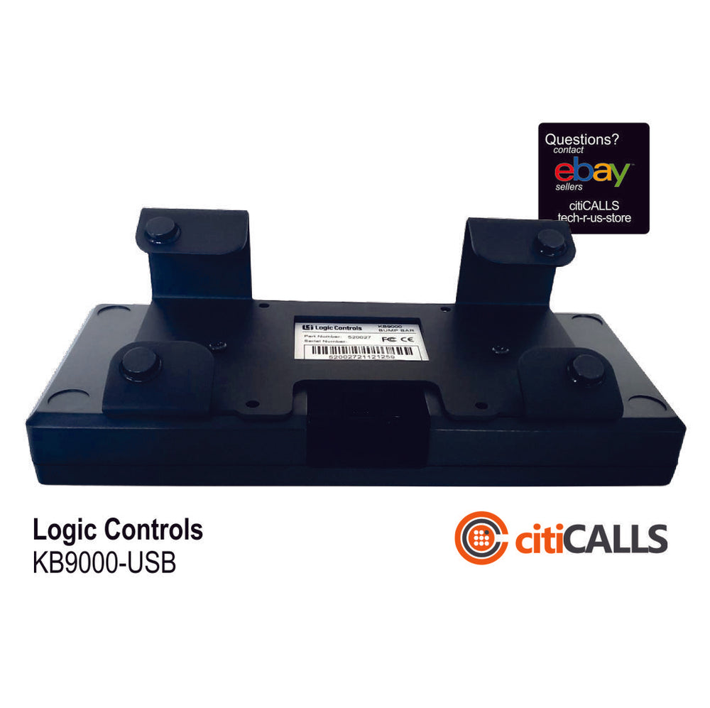 Logic Controls KB9000-USB KB900 Touch Bumpbar, USB Cable - Black