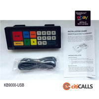Logic Controls KB9000-USB KB900 Touch Bumpbar, USB Cable - Black