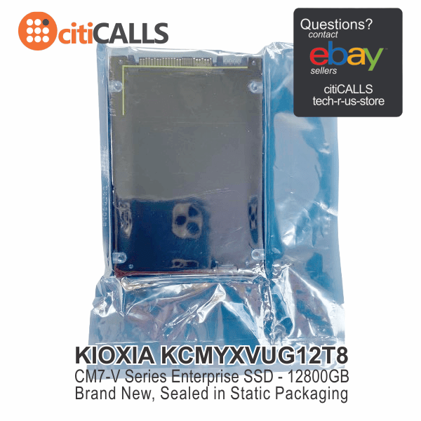 KIOXIA KCMYXVUG12T8 CM7-V Series - SSD - Enterprise, Mixed Use - 12800 GB