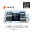 Kingston KF556C40BBK4-128 128GB (4x32GB) DDR5 5600MT/s CL40 FURY Beast Black XMP