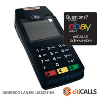 Ingenico LAN360-USSCN16A Payment terminal - Lane 3600 Deluxe w/Cam/Rev