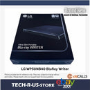 LG WP50NB40 External BDRW-XL USB 6X M-Disc Cyberlink Slim Tray Black Retail