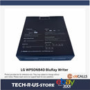 LG WP50NB40 External BDRW-XL USB 6X M-Disc Cyberlink Slim Tray Black Retail