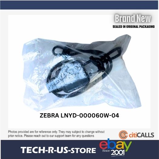 Zebra LNYD-000060W-04 Around-Neck Lanyard Cord for CS6080 Scanner Clear