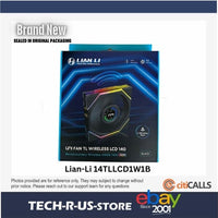 Lian Li 14TLLCD1W1B UNI FAN TL LCD Wireless Signal Mirror 140 RGB 28mm FDB Black